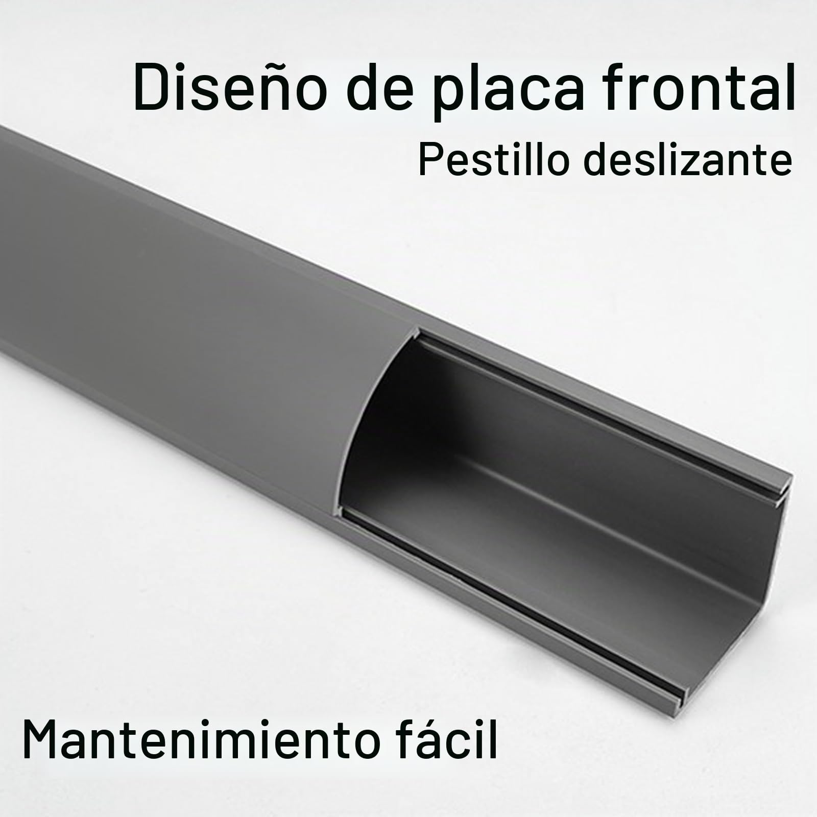 Canaleta Cables Pared Adhesivo3,5x3,5cm Organizador Cables Cubre Cables Triangular Canaleta para el Hogar y La Oficina(White,300cm/118in)