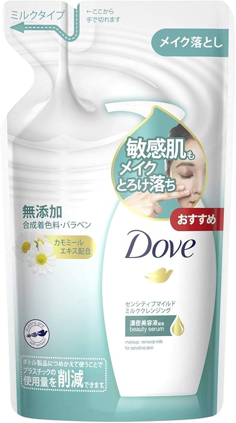 Amazon ダヴ センシティブマイルド センシティブマイルド ミルククレンジング つめかえ用 敏感肌用 180ml Dove ダヴ ビューティー 通販