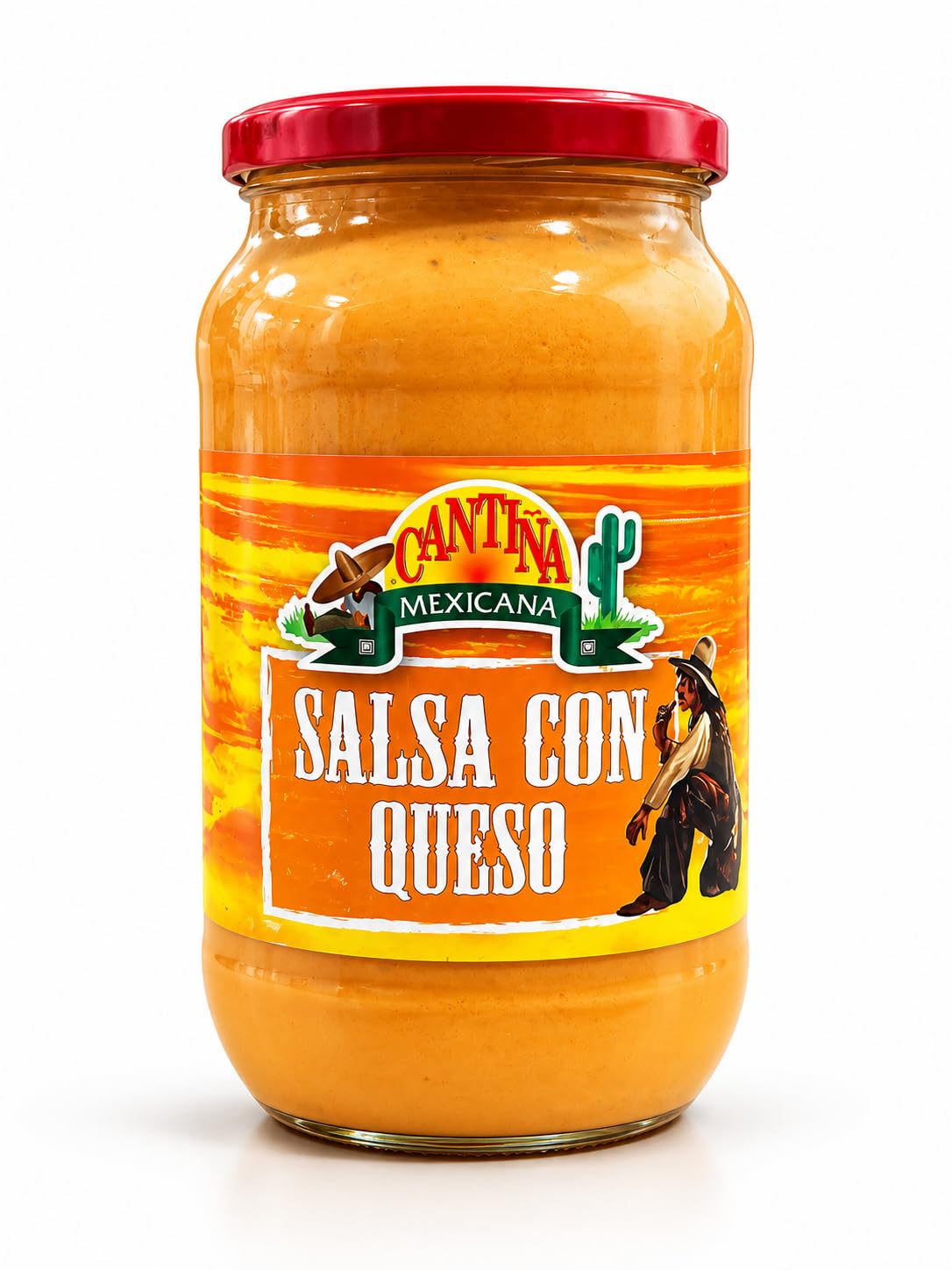 Cantina Mexicana Salsa Con Queso • Creamy Nacho Cheese Dip with Mexican Salsa • Mild Spicy Cheesy Tex-Mex Sauce • Perfect for Nachos, Tacos, Burritos & Chips • Ready-to-Eat Dip & Cooking Sauce, 37 oz ℮ 2.3 lbs ℮ 1050 g-picture-10