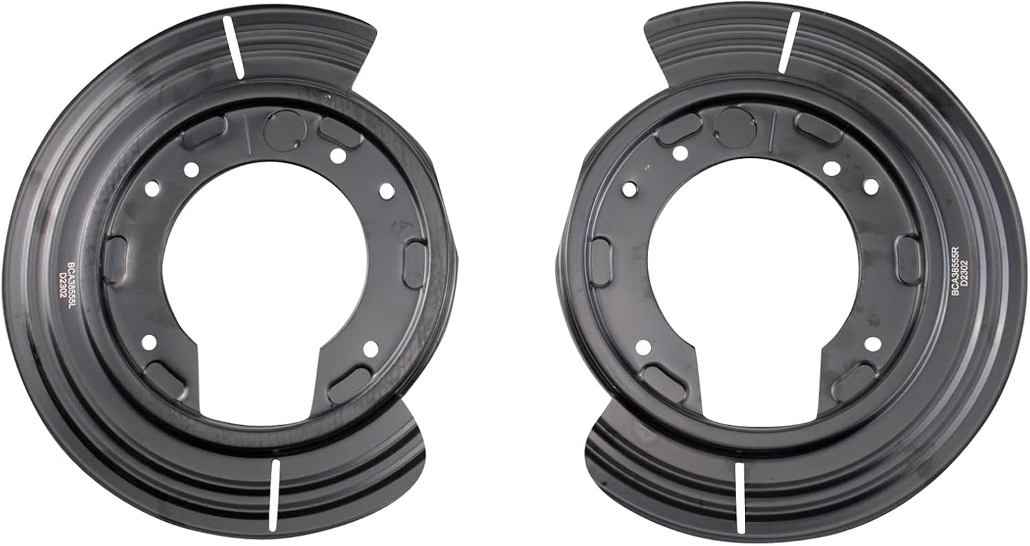 TRQ Rear Brake Rotor Backing Plate Compatible with 02-05 Ford Explorer Mercury Mountaineer