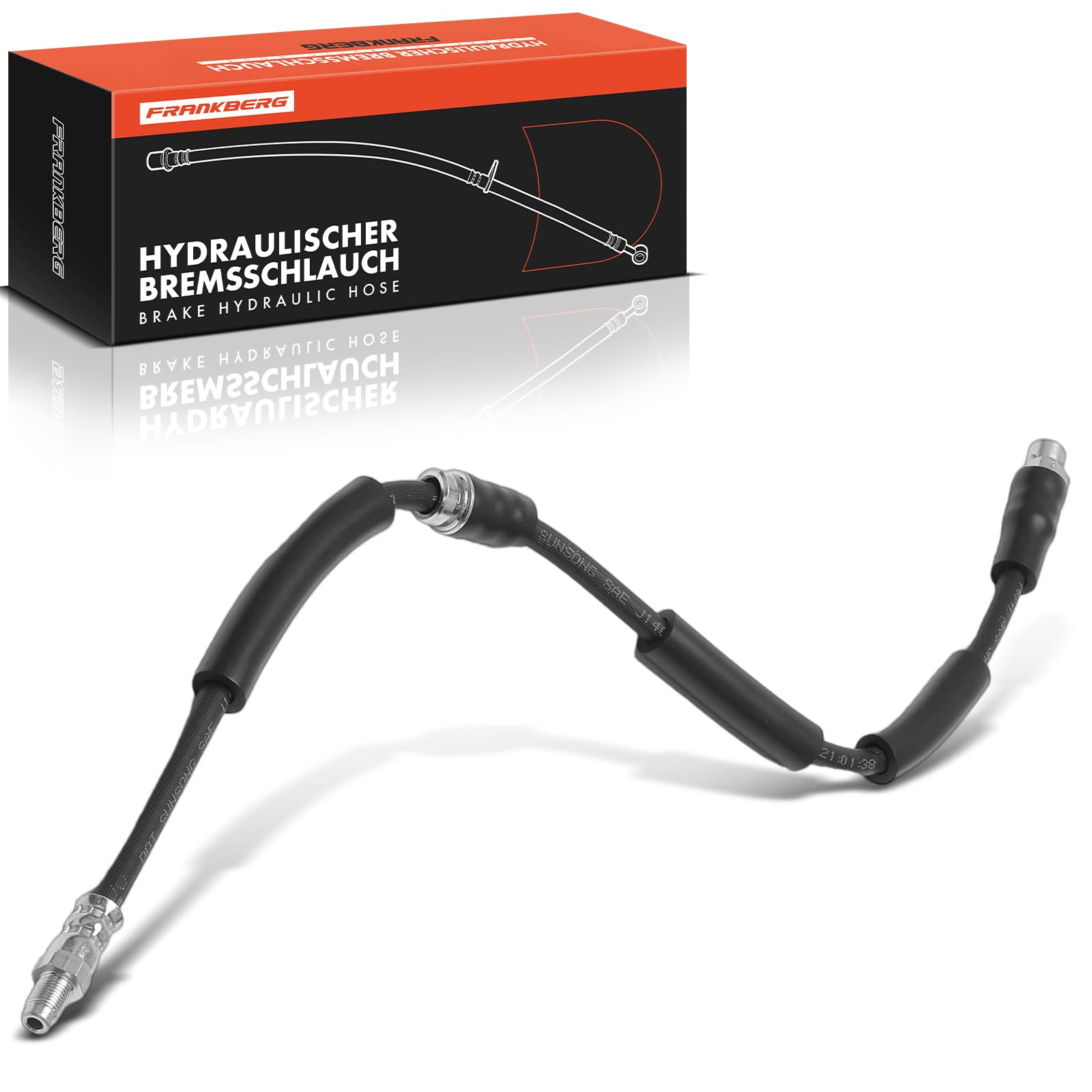 Frankberg Tubo freno tubi freno assale anteriore 34306887451 | Compatibile con: X5 F15 F85, X6 E71 E72, X6 F16 F86, X5 E70