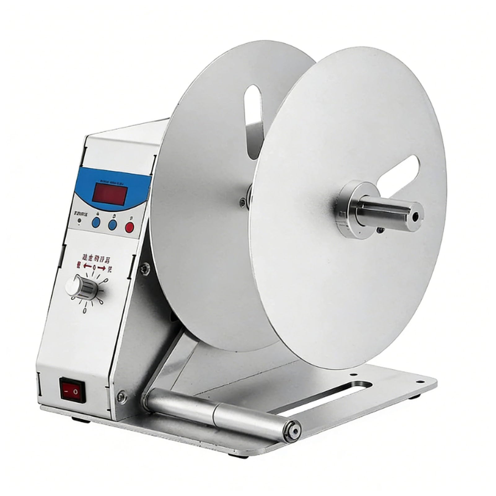 Automatyczna maszyna do przewijania etykiet, automatyczny dwukierunkowy nawijacz etykiet, dostępna średnica rdzenia: 25 mm, 40 mm, 75 mm, do etykiet, zawieszek