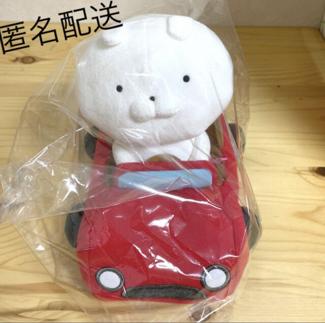 Amazon.co.jp: うさまる ぬいぐるみ 赤い車 LINE : おもちゃ