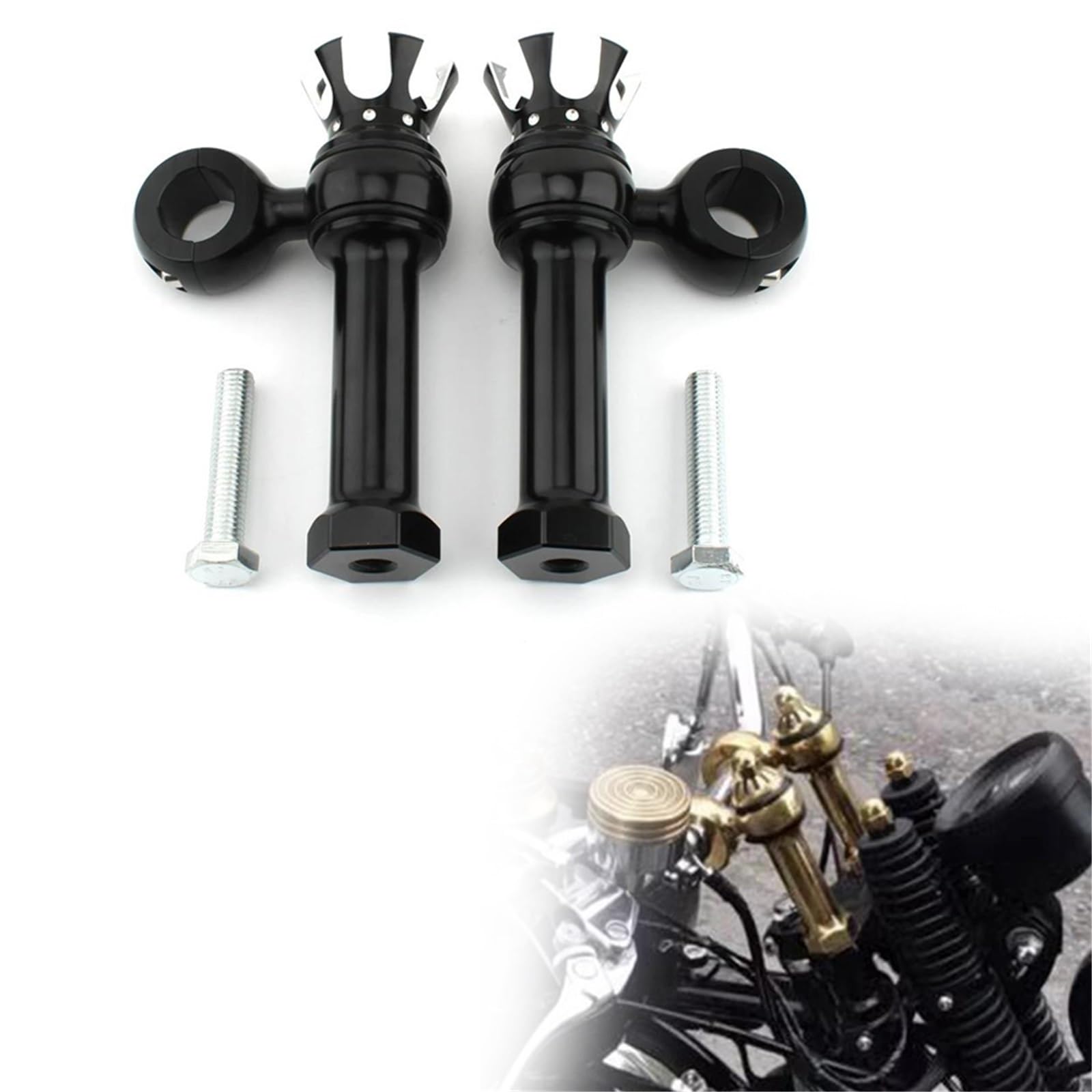 Guidon pince rehausseur 25 mm pour modifier la position custom - 8