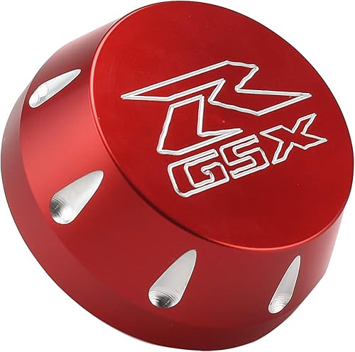 OSBUN Tapa central de yugo con vástago de árbol triple para Suzuki GSX-R 1000 2009-2020, GSX-R 600 2006-2020, GSX-R 750 2006-2020 (rojo)