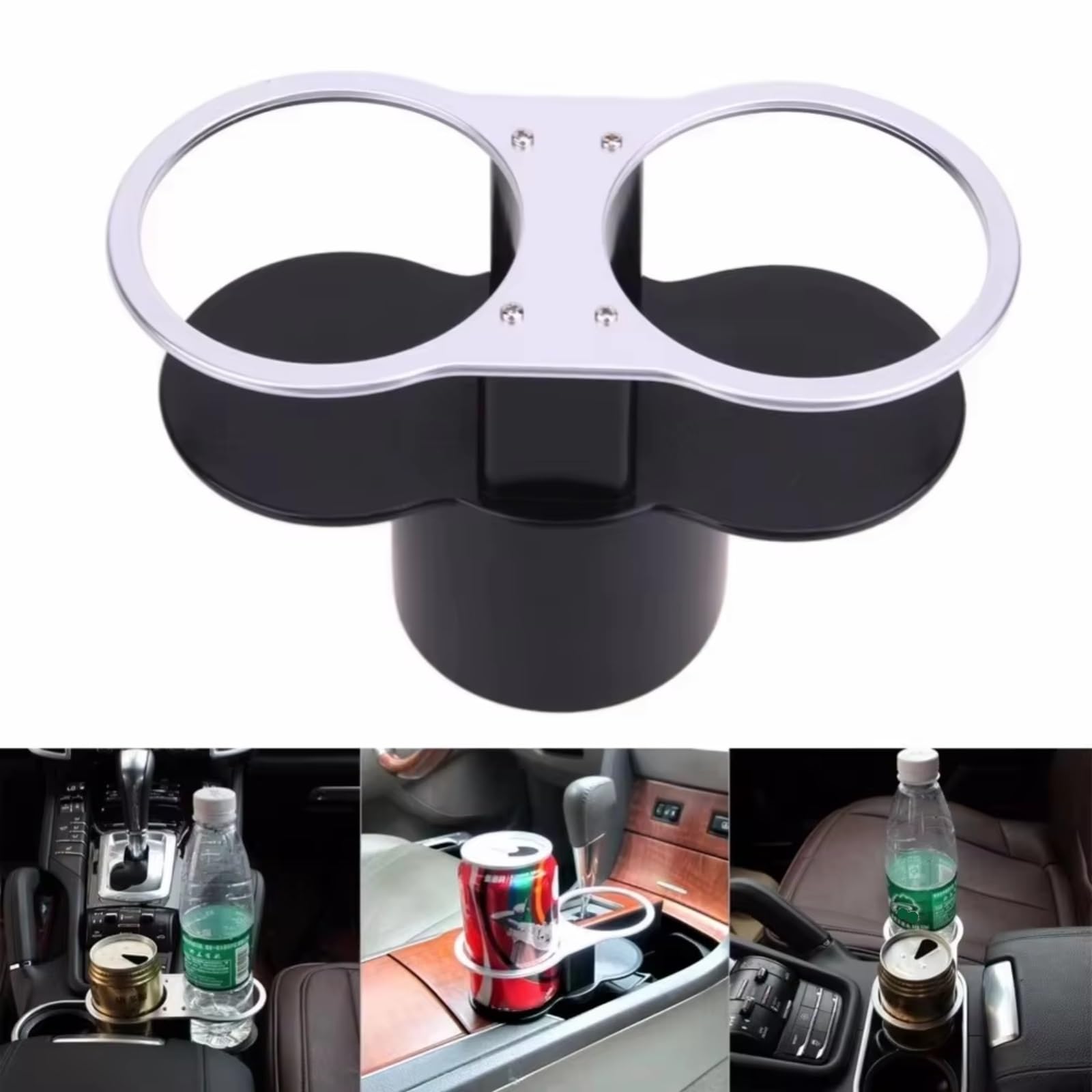 Portavasos De Automóviles Soporte Coche Portavasos Duplicador De Agua