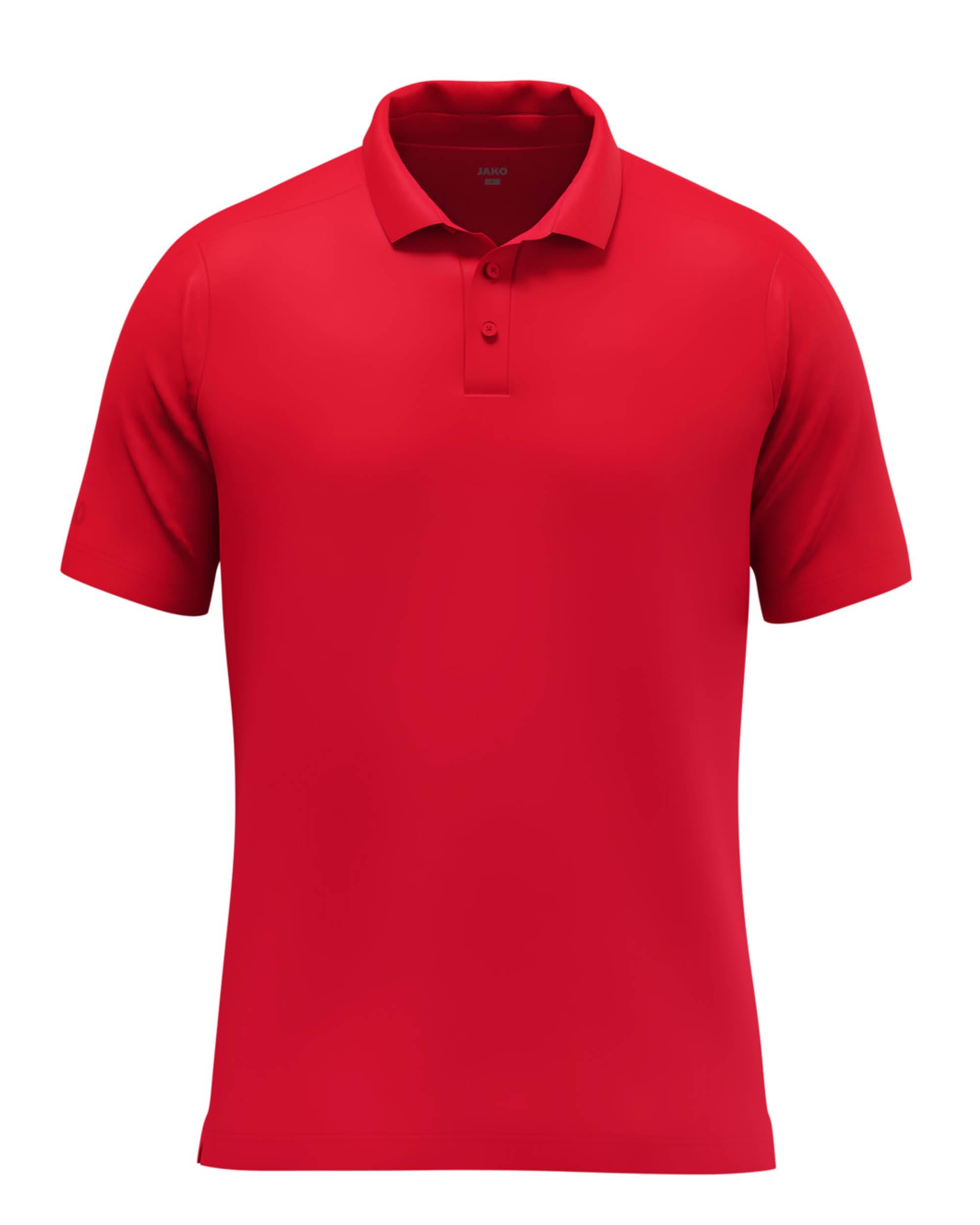 JAKO Unisex Poloshirt Uni, rot, XL