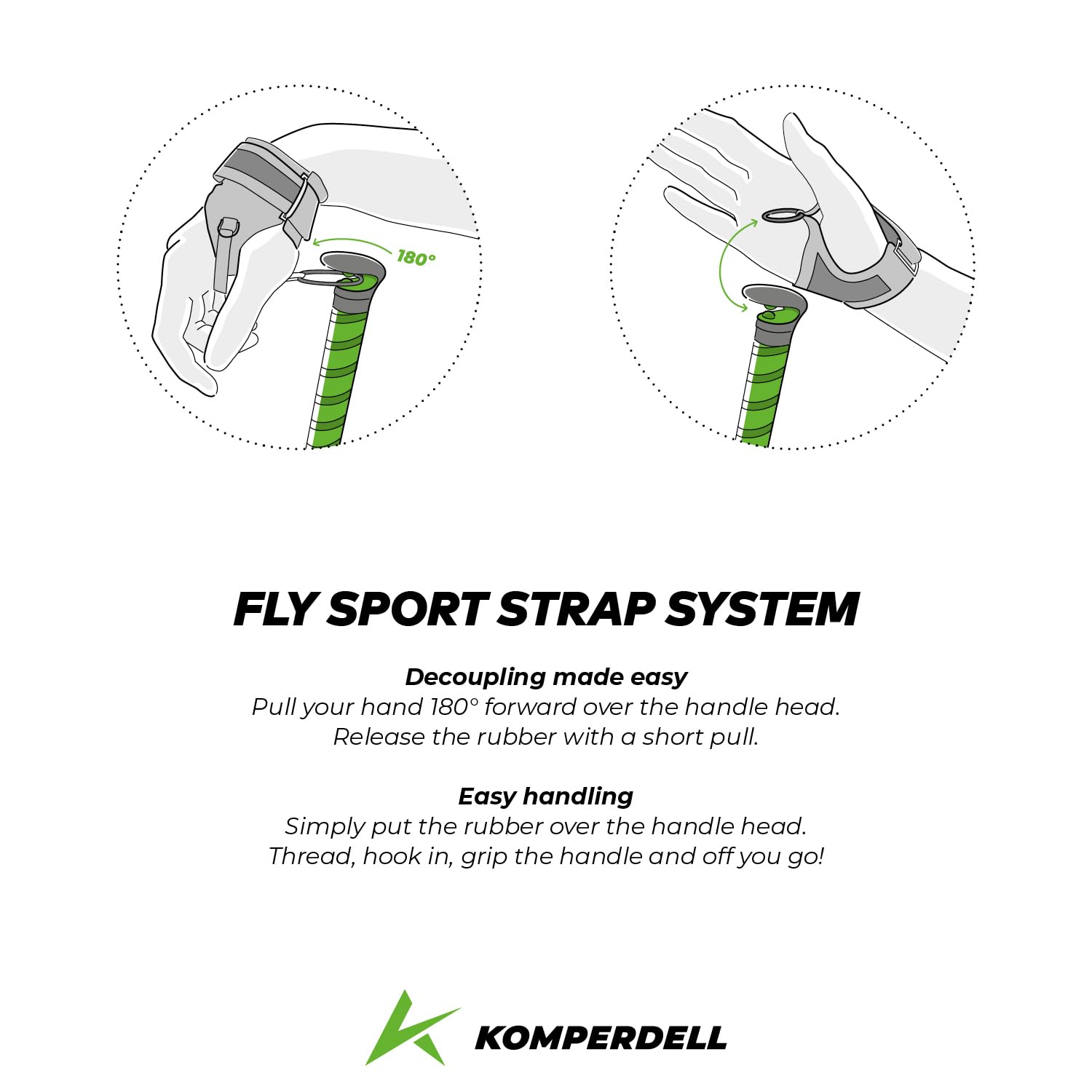 Komperdell Erlkönig FXP Trailrunning Stöcke Fixlänge 120cm