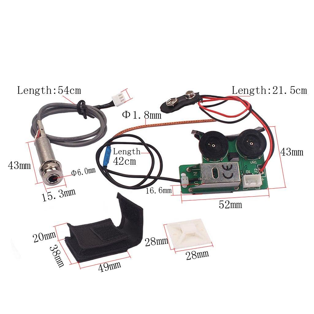 Sotto Il Piezo Pickup EQ Preamp Per La Chitarra Acustica