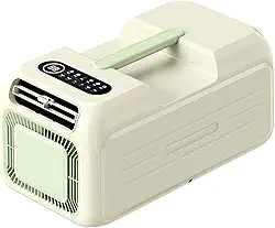 Ar-condicionado e aquecedor portátil de 1300 W (4500 BTU) - Controle 3 em 1 (botão/voz/remoto), sem necessidade de água/dreno, alça compacta para salas de até 80-90 pés quadrados