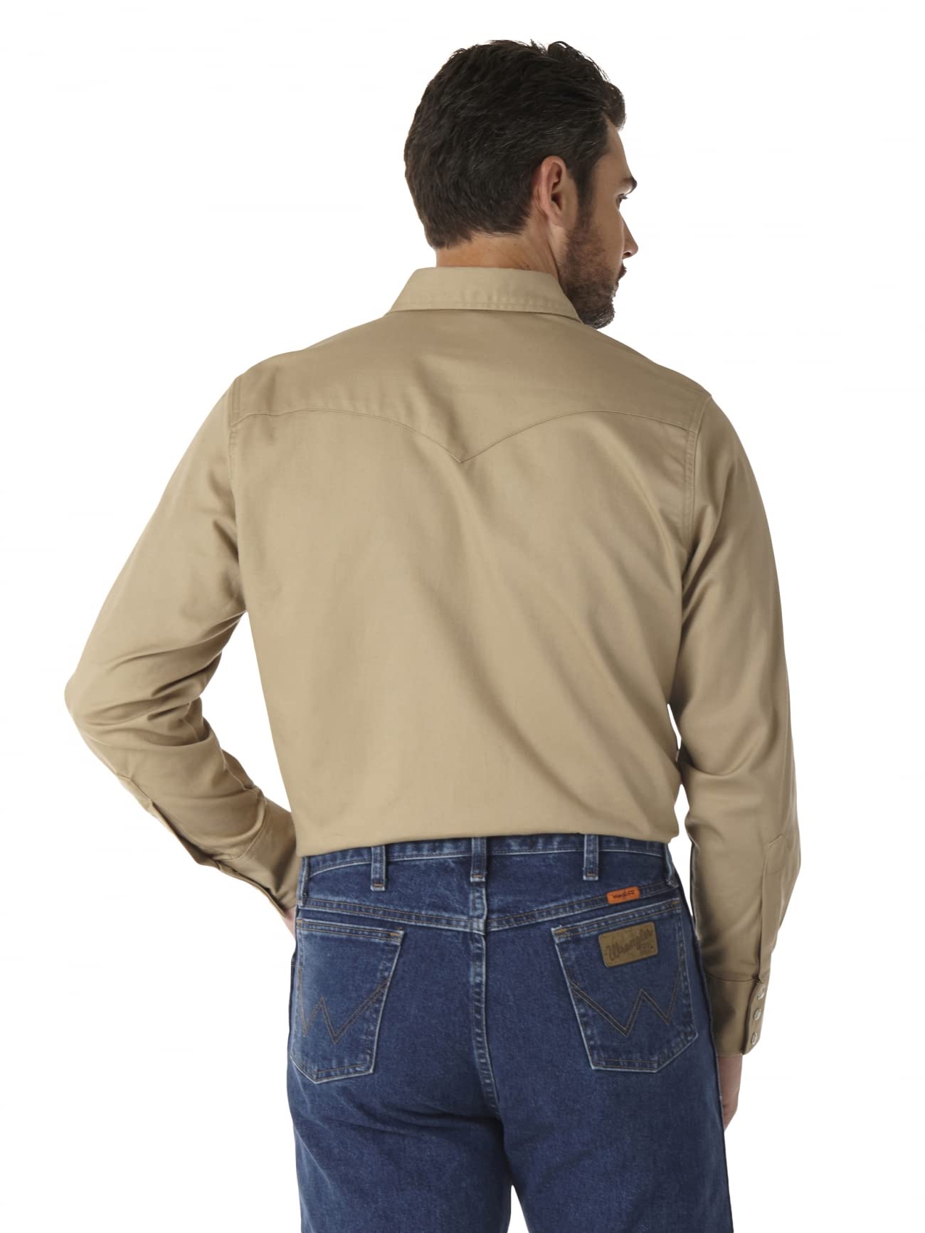 Wrangler Herren Big & Tall Flame Resistant Western Two Pocket Snap Shirt Work Utility Hemd (1er Pack)