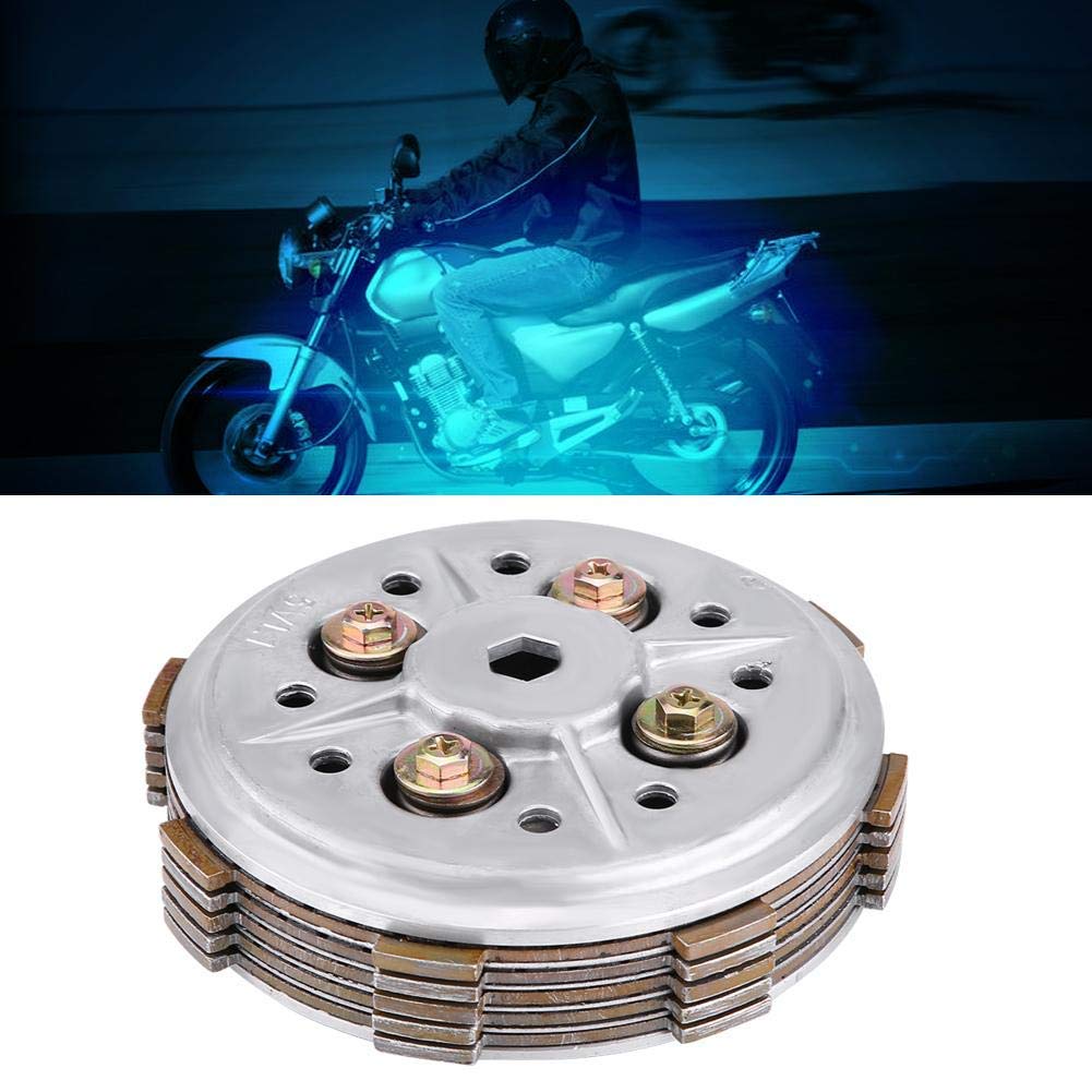 Kit de reparación y transformación de embrague de motocicleta para YBR125, que incluye conjunto de placa de presión de tablero de fibra y acero para resortes YBR 125