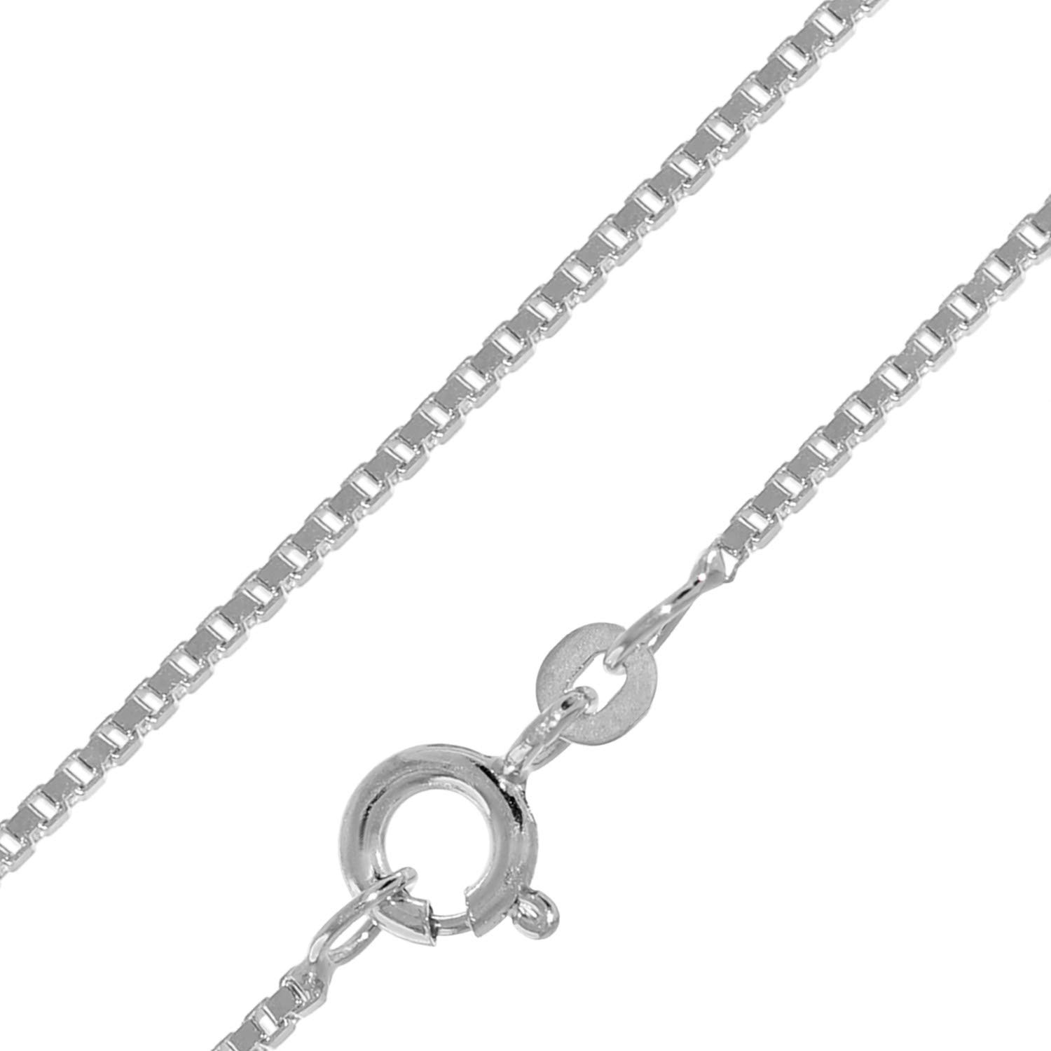 trendor Silber Herren-Halskette mit Kreuz-Anhänger 63607