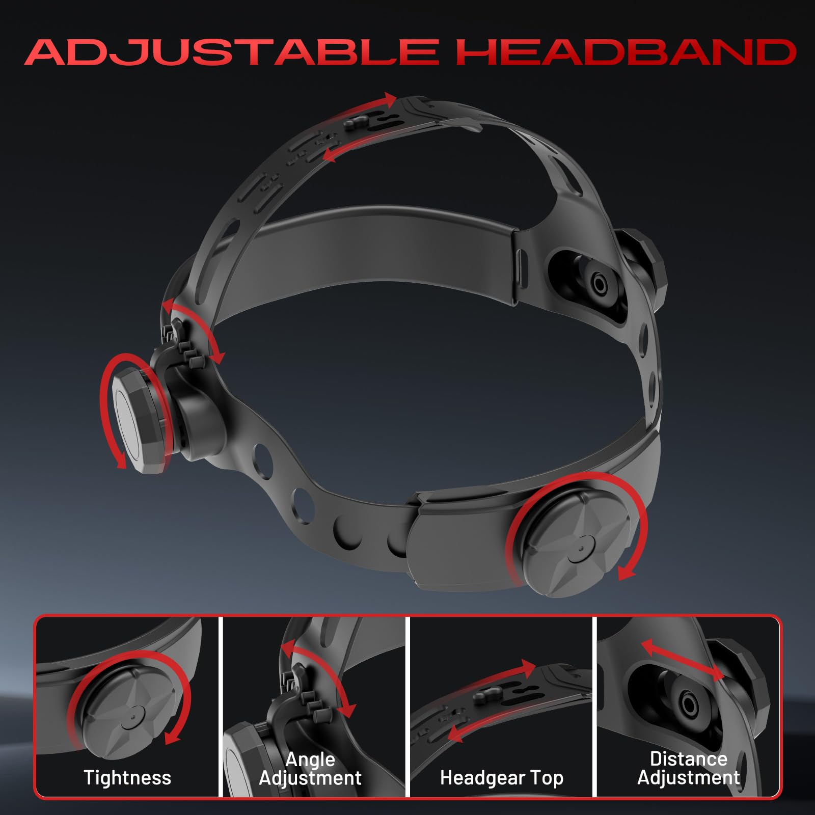 Casco de soldadura, oscurecimiento automático, capucha de soldadura, gran visión, color real, funciona con energía solar con 2 sensores de arco, pantalla ancha 3/4-8/9-13 para molienda de soldadura de