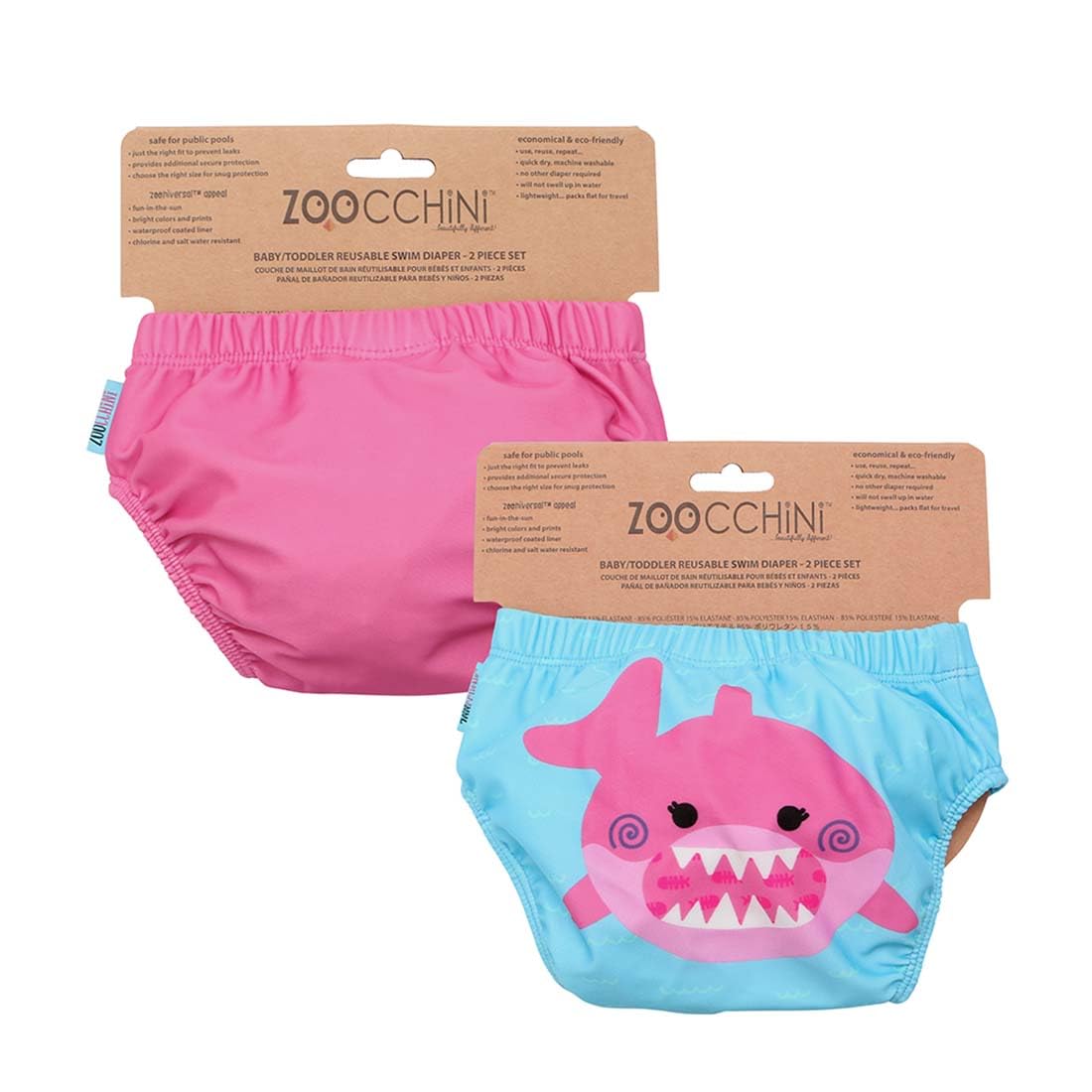 Sophie lo Squalo Costumino Contenitivo Pacco da 2 2T/3T