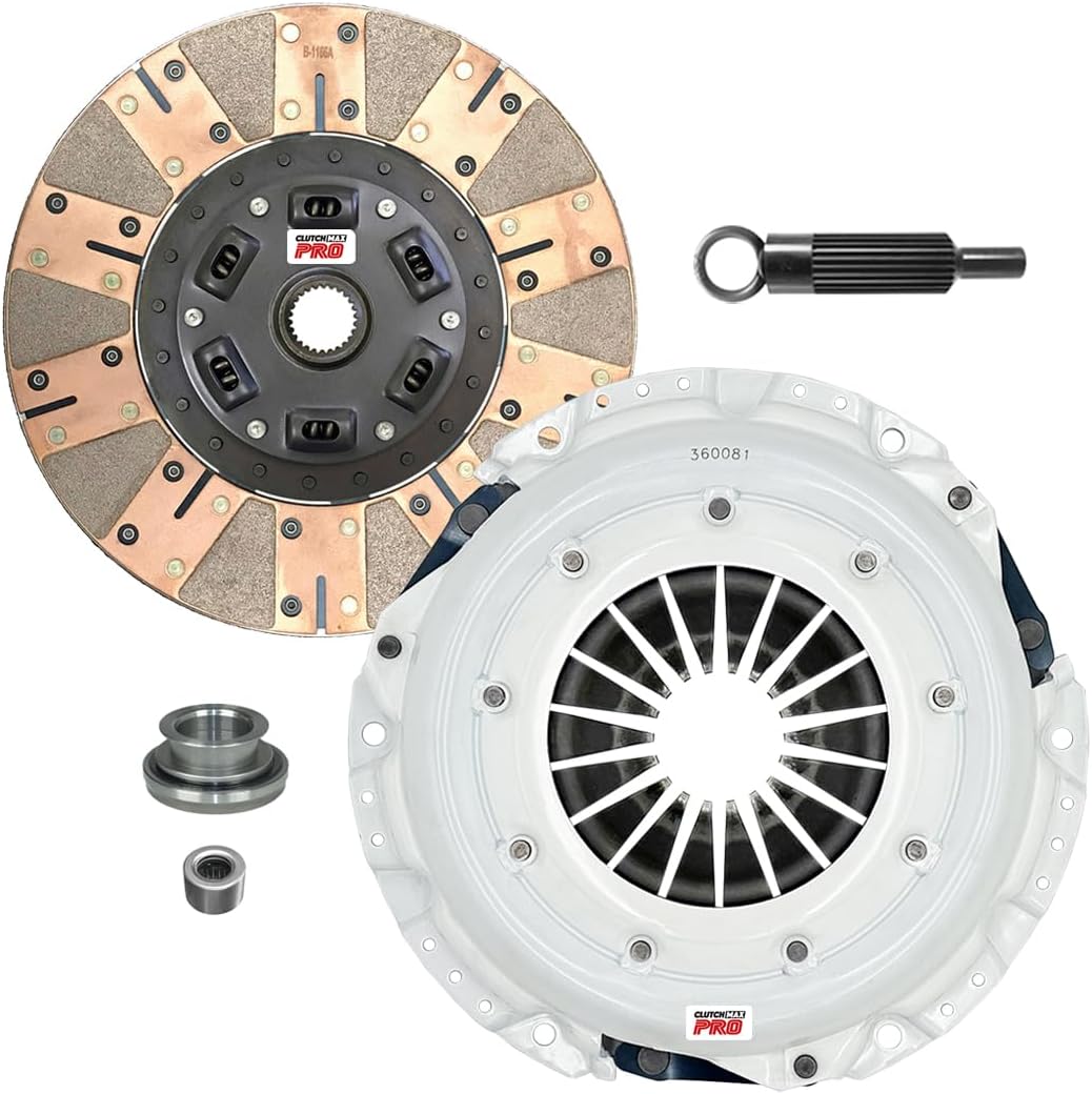 ClutchMaxPRO Performance Stage 3 Clutch Kit with 1970-1982 Chevy Camaro Corvette Chevelle El Camino Malibu Monte Carlo GMC Suburban Jimmy Sprint Pontiac Firebird Bonneville (CP04504DF-ST3)