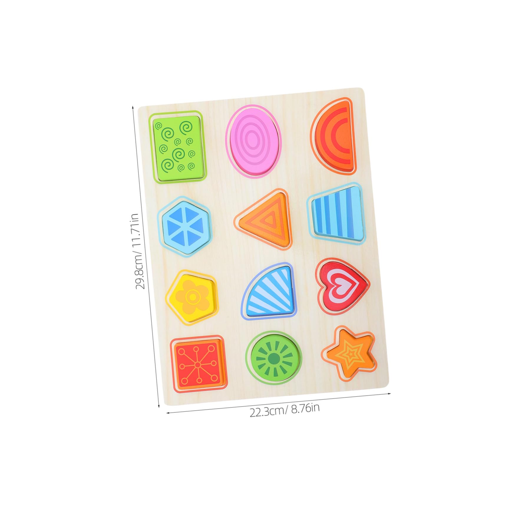 3 Piezas Puzzle de Madera Montessori para Aprendizaje de Alfabeto Números Arábigos y Formas Juguete Educativo para Desarrollo de Habilidades Motoras y Coordinación Visual