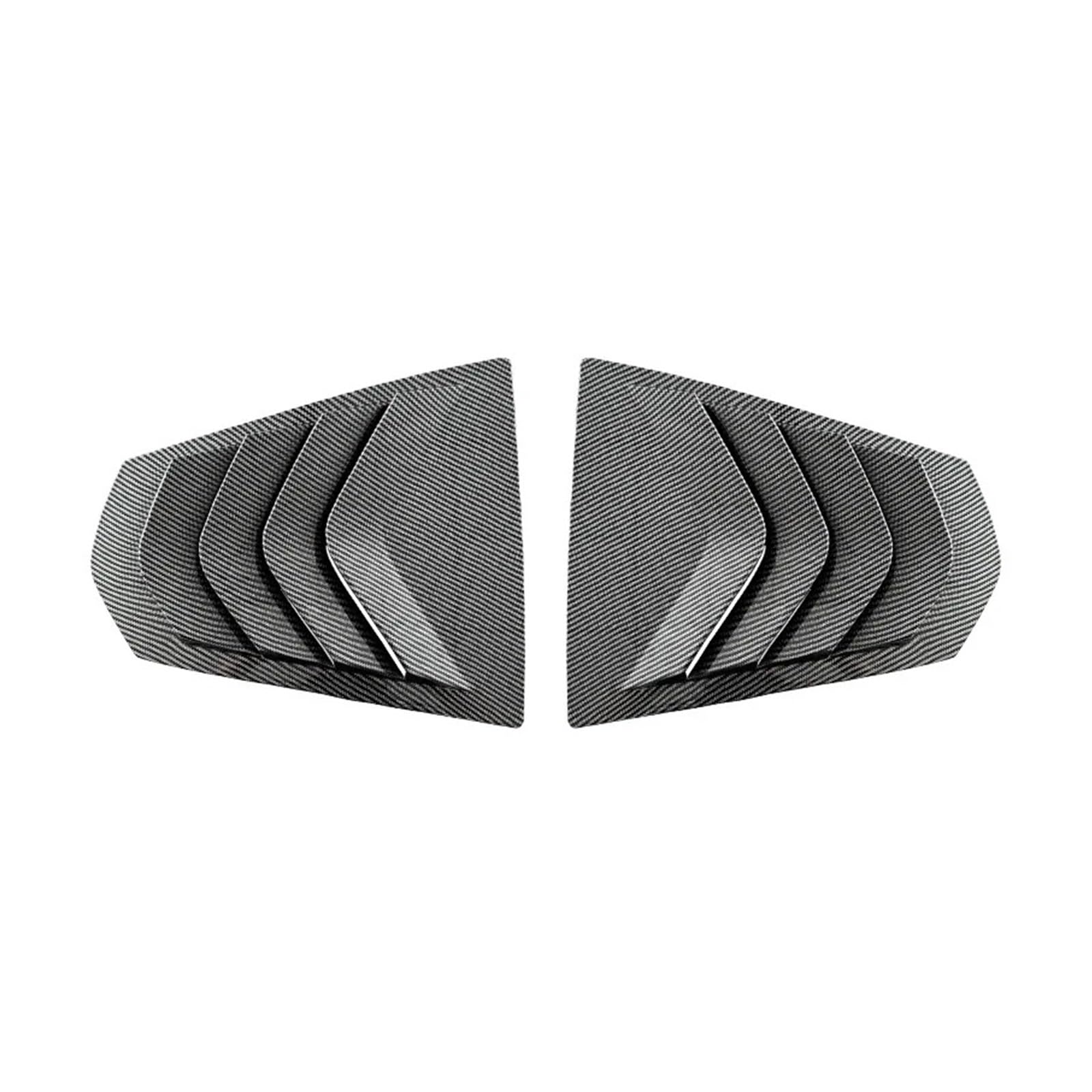 Compatible with BMW 3 Series G20 320i 325i 330i 2019-2023 Rear Window Louvers Side Vent Shutter Cover Sticker Exterior Accessory(Carbon Fiber Pattern)