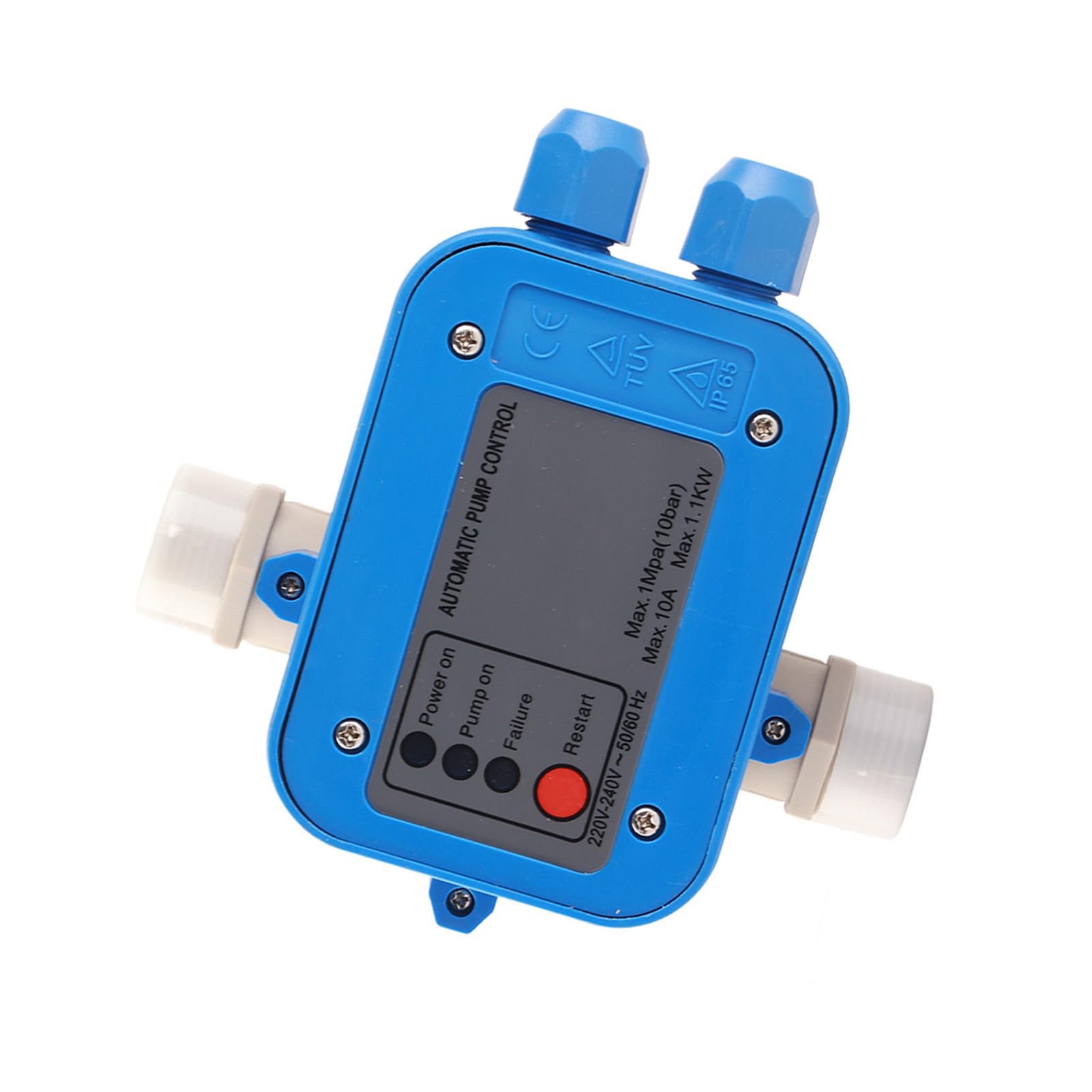 Controlador Presión Automático Bomba Agua 1.1kW 1 Pulgada Interruptor Eléctrico Hogar Jardín Presurización Eficiente