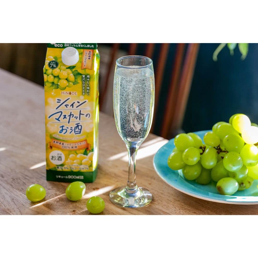 Amazon.co.jp: HiNODE シャインマスカットのお酒[900ml×6本] : 食品