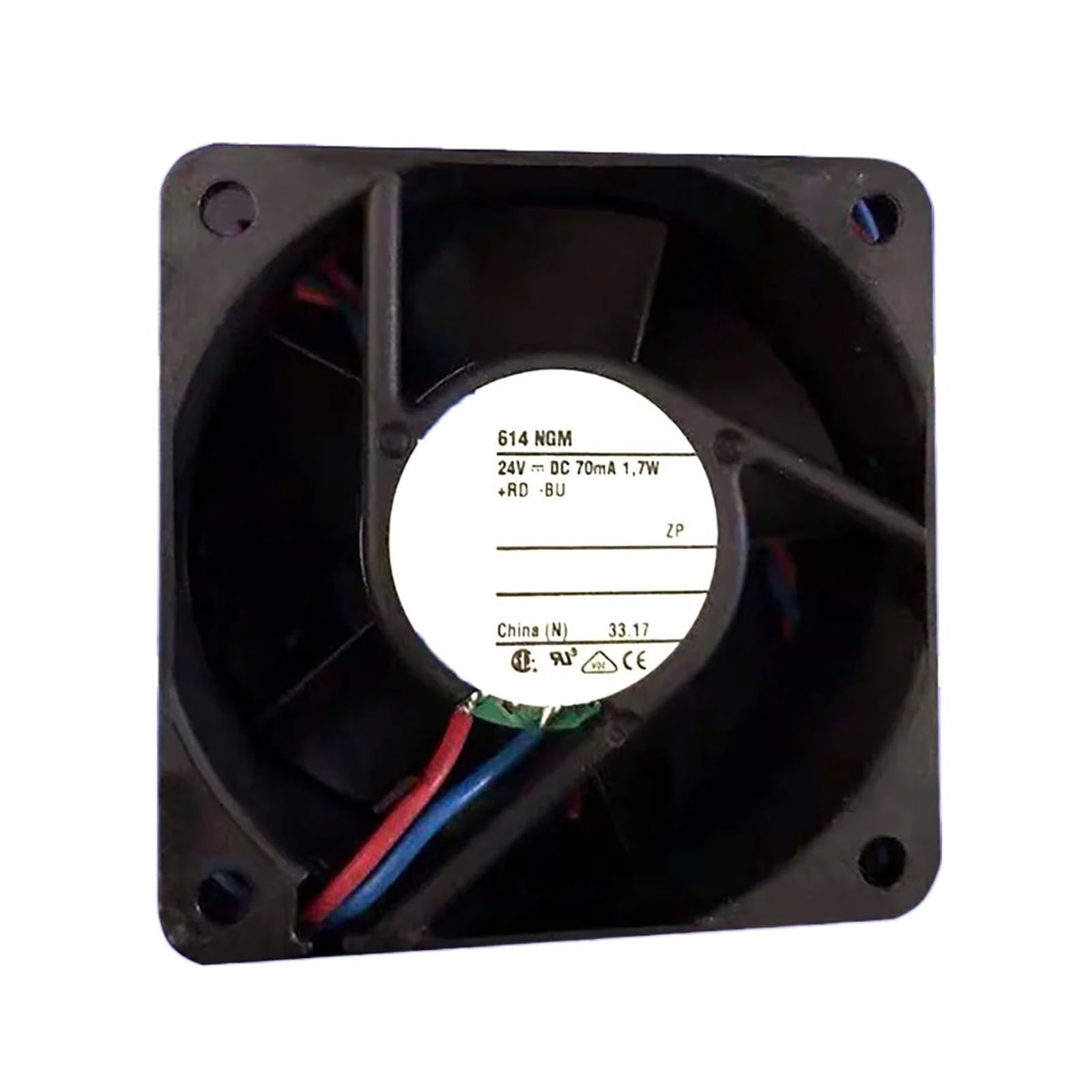 OKEWGHFL 614NGM 614NGM 24VDC 1.7W COOLING FAN 6025 6CM 60 * 60 * 25MM