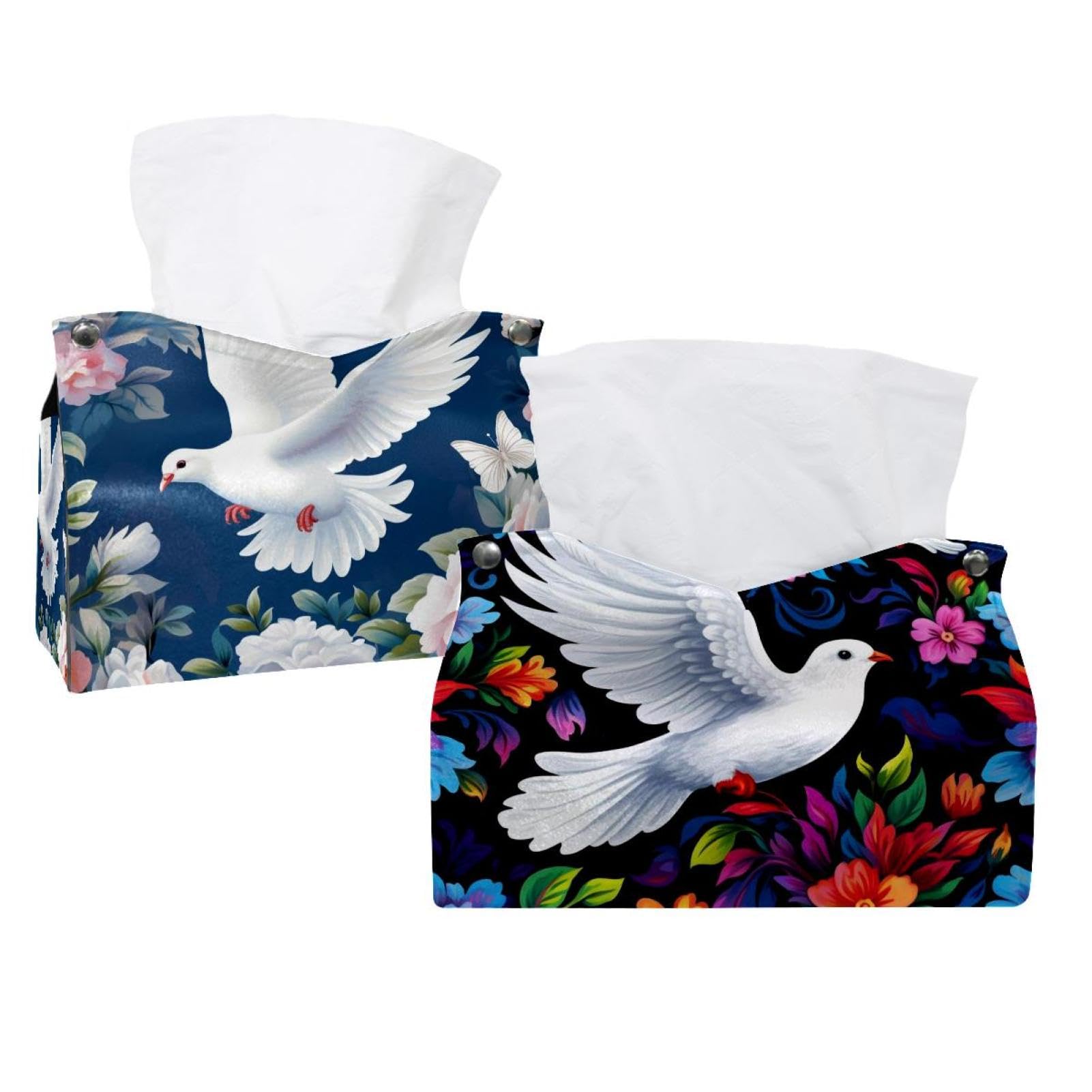 Boîtes à mouchoirs Peace Dove Barth distributeur table chambre