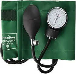 Esfigmomanômetro em Nylon Premium Verde