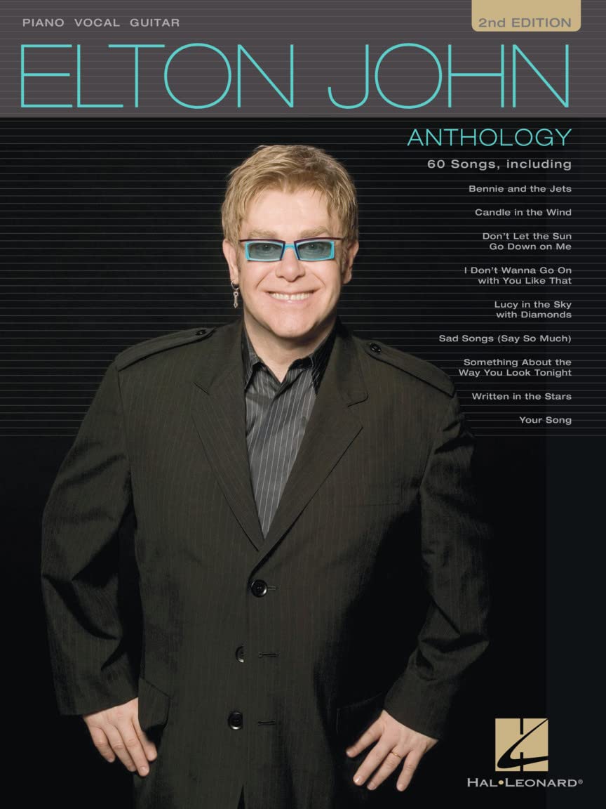 ELTON JOHN Anthology Piano Vocal Guitar 60 songs 2nd Edition