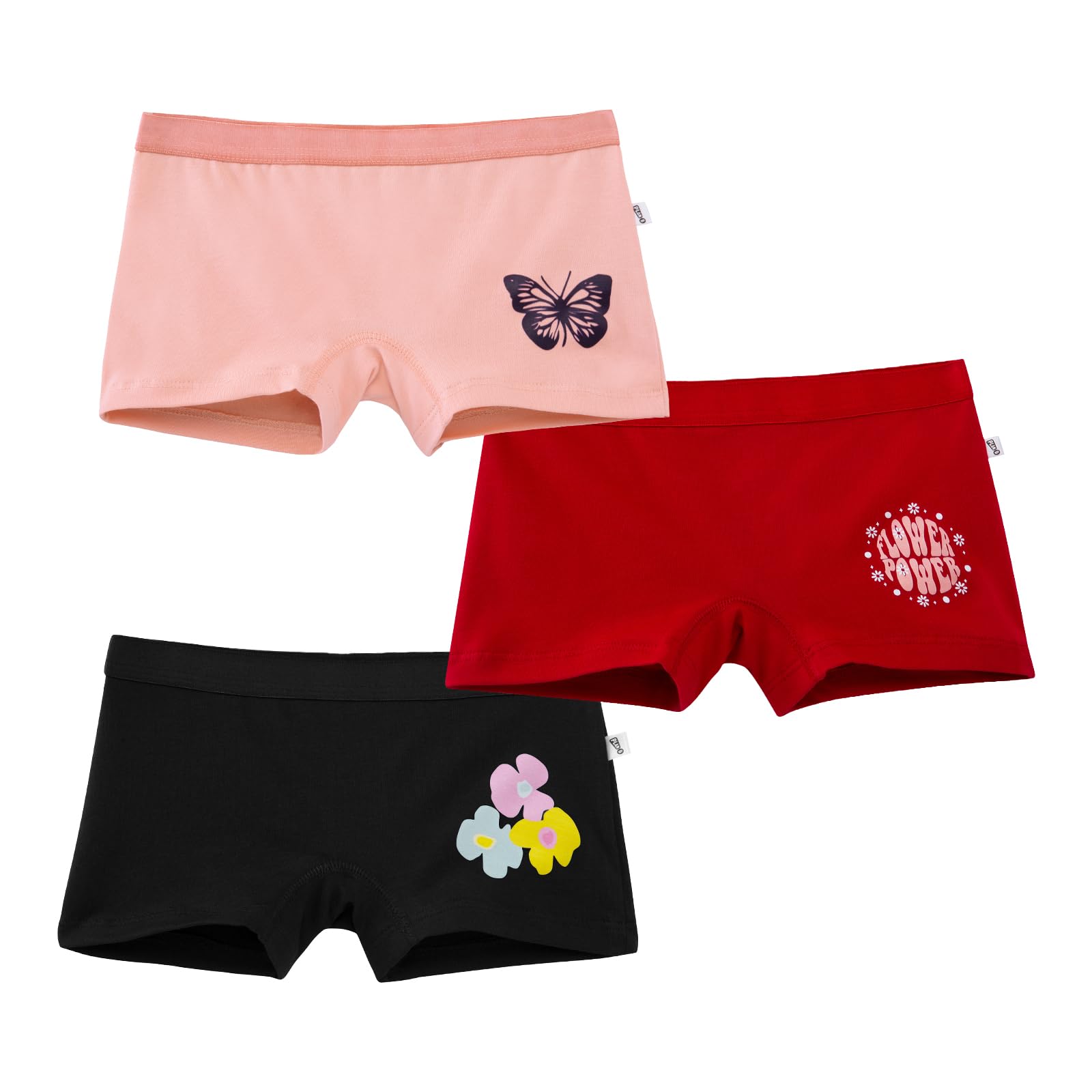 Girl's Cotton Blend Modern Regular Cartoon Briefs