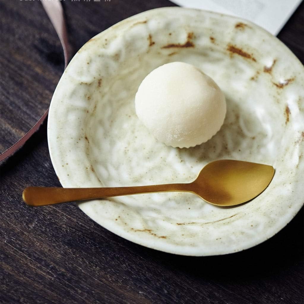 Spoon Table Spoons Five-Piece Retro Strawberry Jam Spoon Long Handle Ice Tea Ice Cream Spoon Watermelon Fruit Scraping Spoon Dessert Specialty Spoon for Home, Kitchen Or Restaurant