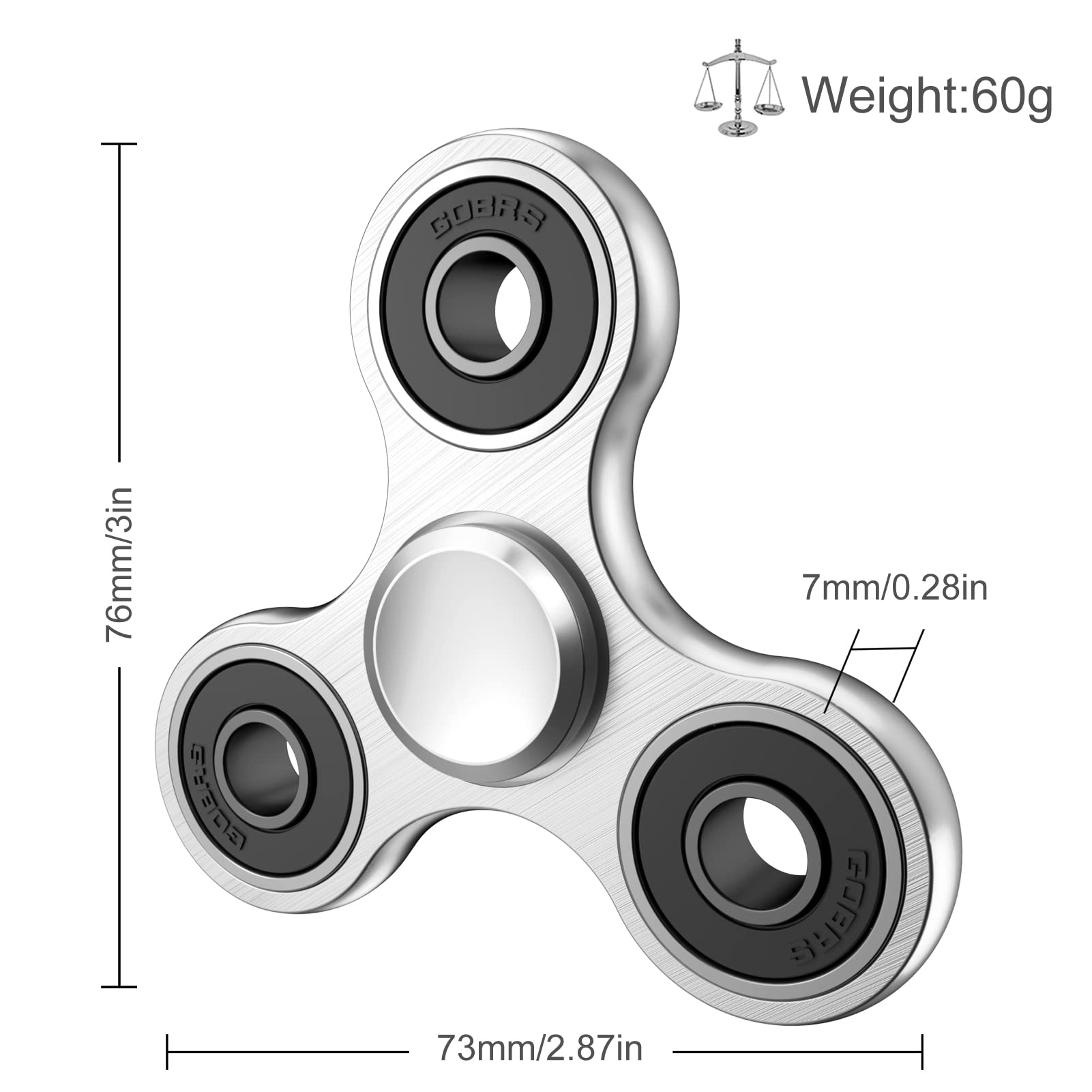 Amazon | Coolden ハンドスピナー 高級 おもちゃ ストレス解消 グッズ