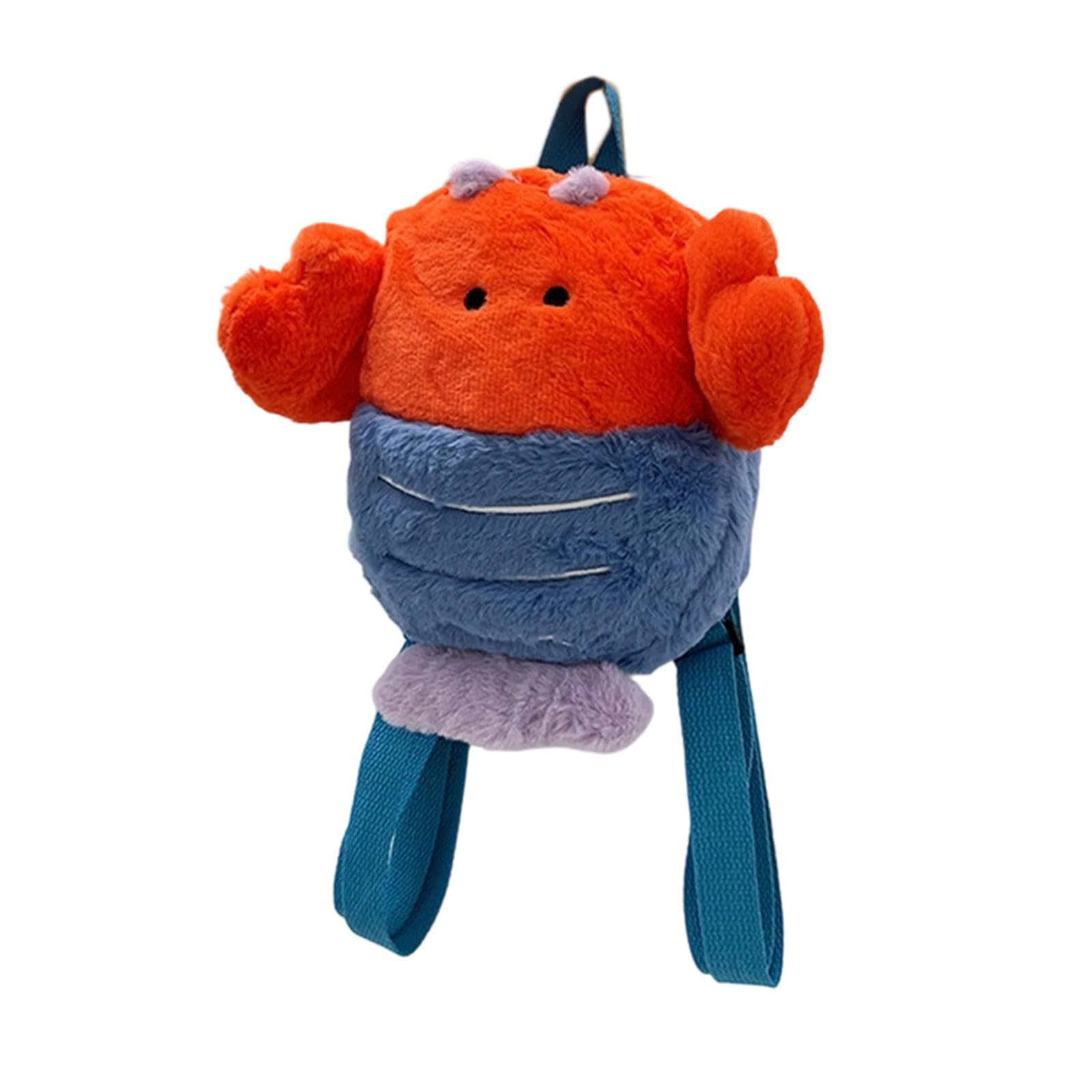 plush animal backpack with adjustable shoulder straps modern animal doll bag lobster| premium | luxury | designer | stylish