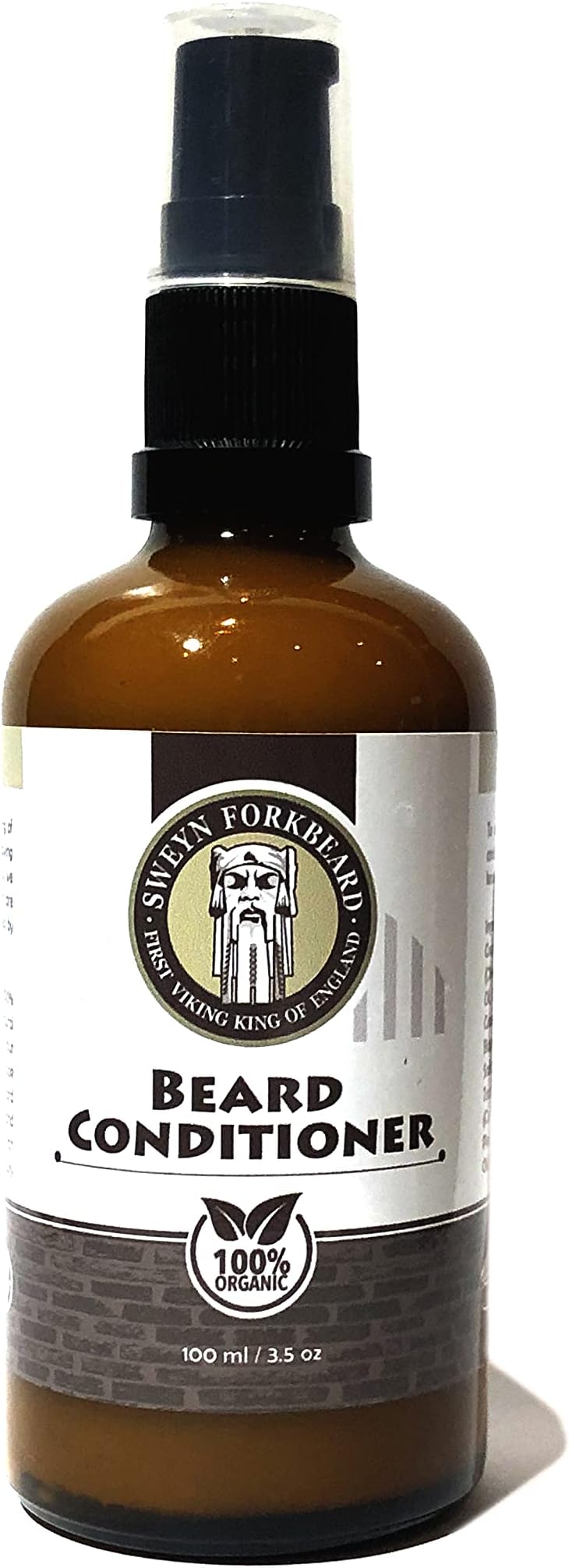 Beard Conditioner Sweyn Forkbeard 100ml - 100% Organic Beard Conditioner Formulated to Hydrate and Nourish the Beard - Made in London