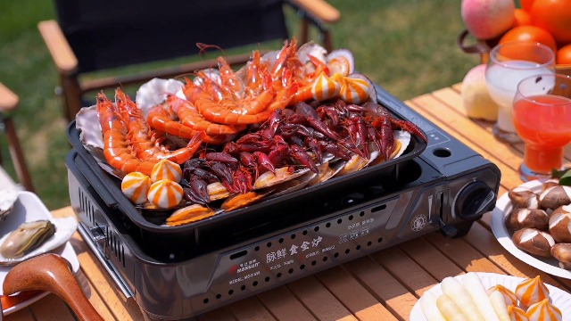 MAXSUN MS-8 Mini 7,250 BTU Tabletop Butane Stove with Deep Pan