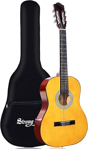 Strong Wind Cuerdas de nailon para guitarra acústica clásica de 36 pulgadas para principiantes para estudiantes niños y adultos con bolsa