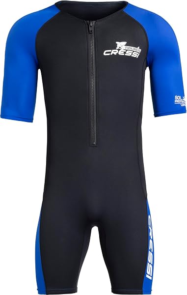 CRESSI Tiburon Man Shorty Wetsuit 2mm - Muta Shorty Uomo realizzata in Neoprene Ultra Stretch 1.5/2mm e Elastane - 2
