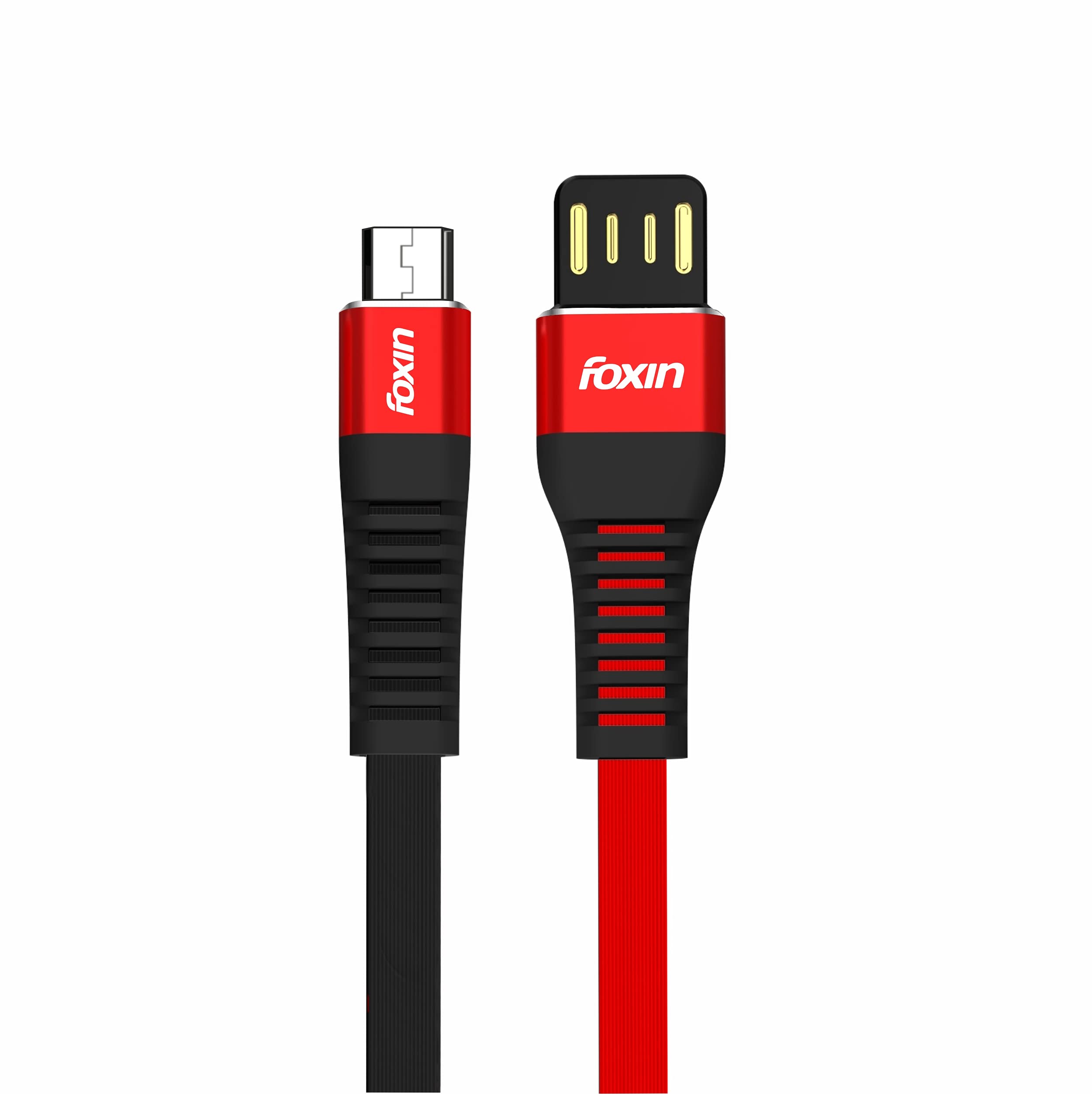 Foxin MU403 3.0 Amp Dual-sided USB Fast Charging Cable | 480Mbps Data Sync Strong | Durable 1.2-Meter Tangle Free TPE Cable for All Smartphone, Power bank & more | BIS Certified | Made In India (B08BG1D41P) Amazon Price History, Amazon Price Tracker
