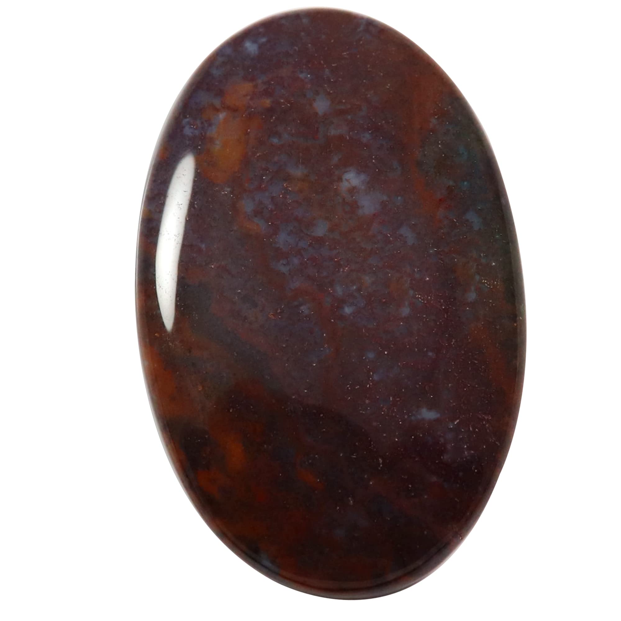 Moss Agate Oval Cabochon Natural Meditation Healing Gemstone 55.55cts QL81-image-20