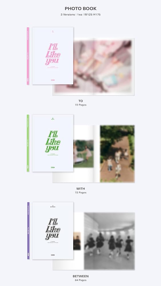 Amazon.com: ILLIT 2nd Mini Album [I'LL LIKE YOU] Photobook 3 Set +