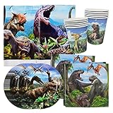 worms world party patch 1.1 🦖【Dino Kindergeburtstag Partygeschirr】Dinosaurier Motto Party Dekorationen Partygeschirr Set Kinder Bunt Geeignet für Geburtstagsdekorationen, Kinderfeste, Freundschaftsfeiern, Partys im Freien, Themenpartys, Geschäftsveranstaltungen usw.