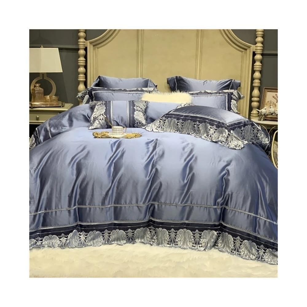 Parure de lit coton égyptien 1000 fils anti-transpiration drap housse drap plat Queen Size