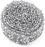 Yosoo 91 x 3 cm Diamant funkelndes Strass Band mit Abzieh-Klebeband für feierliche Dekorationen, DIY Kunst, Taufen, silber