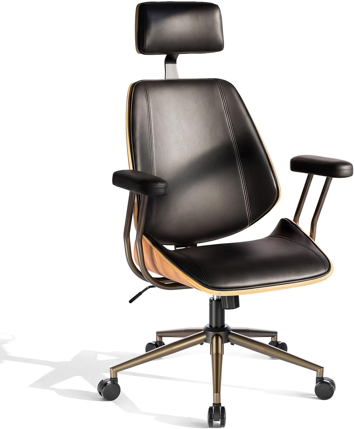 Integrated High Back Headrest Chair with Adjustable Height