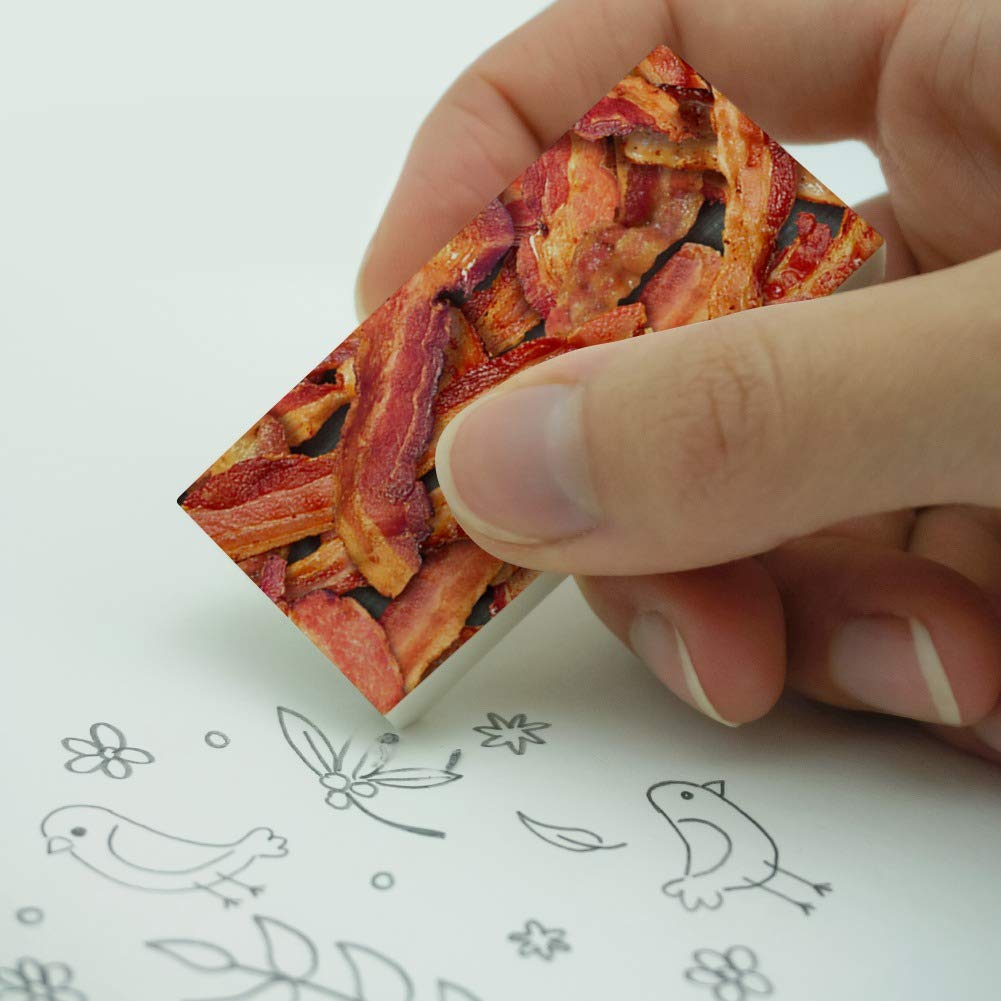 Bacon Galore Eraser Set of 2