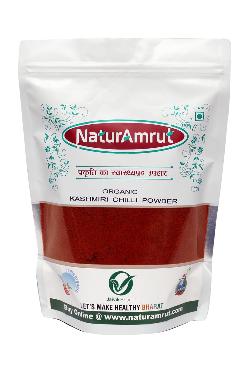 See full amazon price history chart for Naturamrut Organic Kashmiri Red Chilli Powder/Kashmiri Laal Mirch Powder Pure and Natural Spice Masala 500gm (Pack of 1) Naturamrut Organic Kashmiri Red Chilli Powder/Kashmiri Laal Mirch Powder Pure and Natural Spice Masala 500gm (Pack of 1) (B0CJJW36Z1) Amazon Price History, Amazon Price Tracker