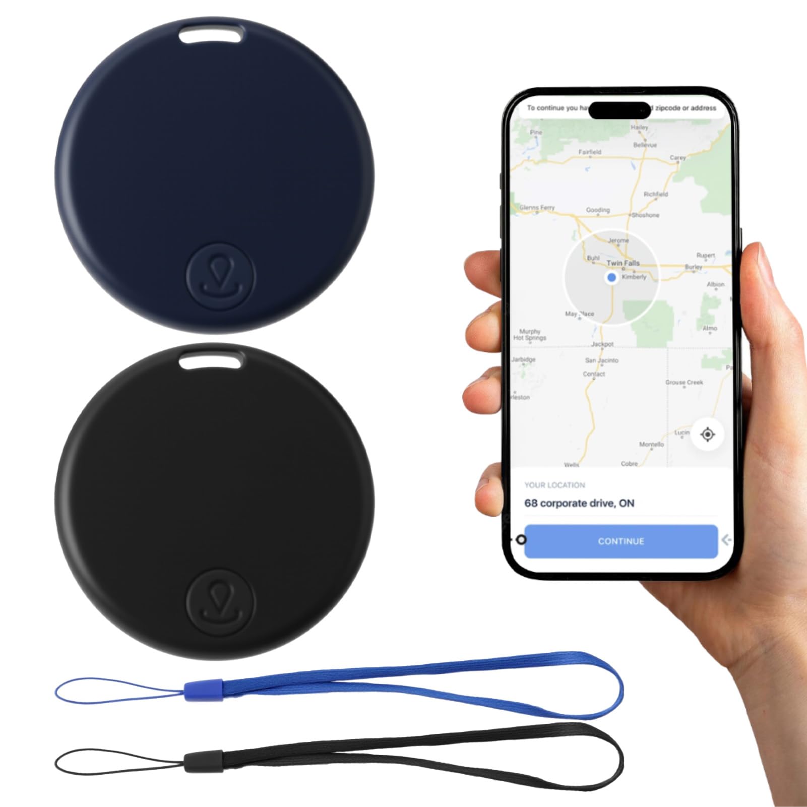 Localizzatore GPS Bluetooth – Portachiavi Per Smartphone IOS E Android – HSB