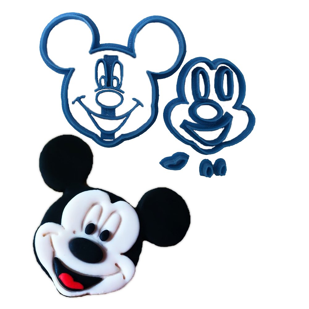 Cuticuter Topolino Bebe Disney di Biscotti, Blu, 8 x 7 x 1.5 cm