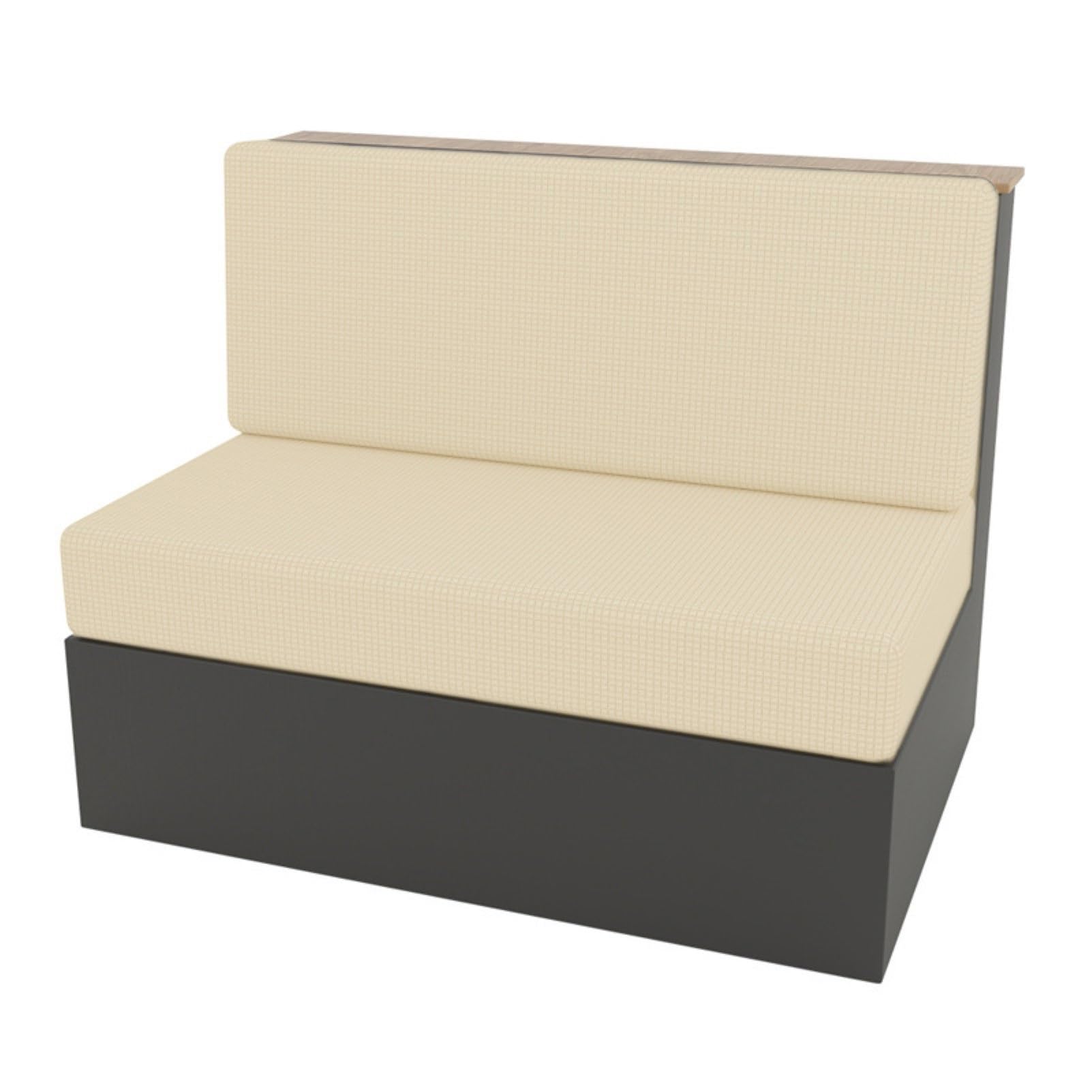 Dracqwn RV Dinette Cushion Covers, 2 Seat Sofa Chair Cover Furniture Protector, Rv Cushion Couch Covers Dinette Both Seats For Rv Camper(A Ivory,1 Set)