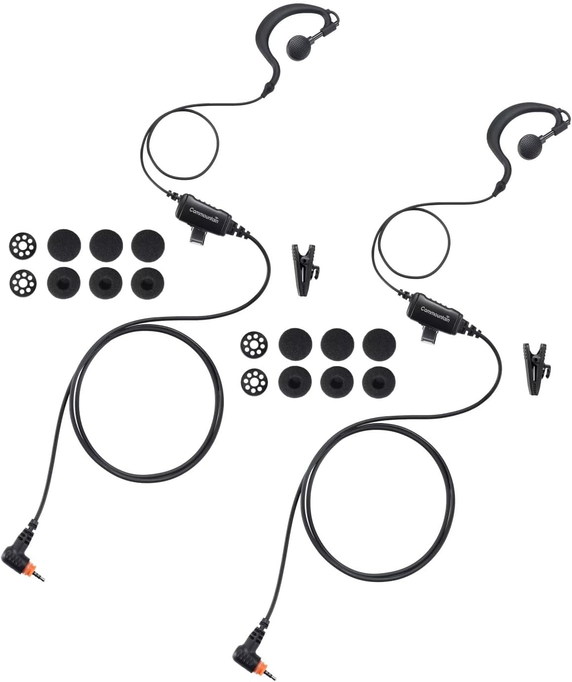 commountain SL300 SL3500e Earpiece with Mic Compatible for