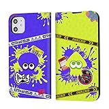 スマホケース スプラトゥーン iPhone用ケース 手帳型 iPhoneSE第3世代 耐衝撃 二つ折り カバー カード 収納 アイフォン ポケット マッグネット